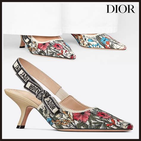 dior floral heels|Dior heels jadior.